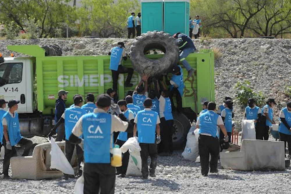 Toneladas de residuos retirados de áreas naturales, ríos y arroyos